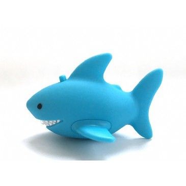 HL2117 鯊魚(yú) LED發(fā)聲發(fā)光手電鑰匙扣 包包、手機(jī)掛件小禮品