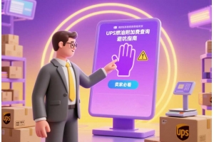 UPS燃油附加費官網(wǎng)查詢避坑指南：跨境賣家必須知道的那些事