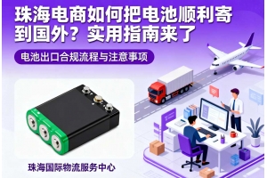珠海電商如何把電池順利寄到國外？實用指南來了