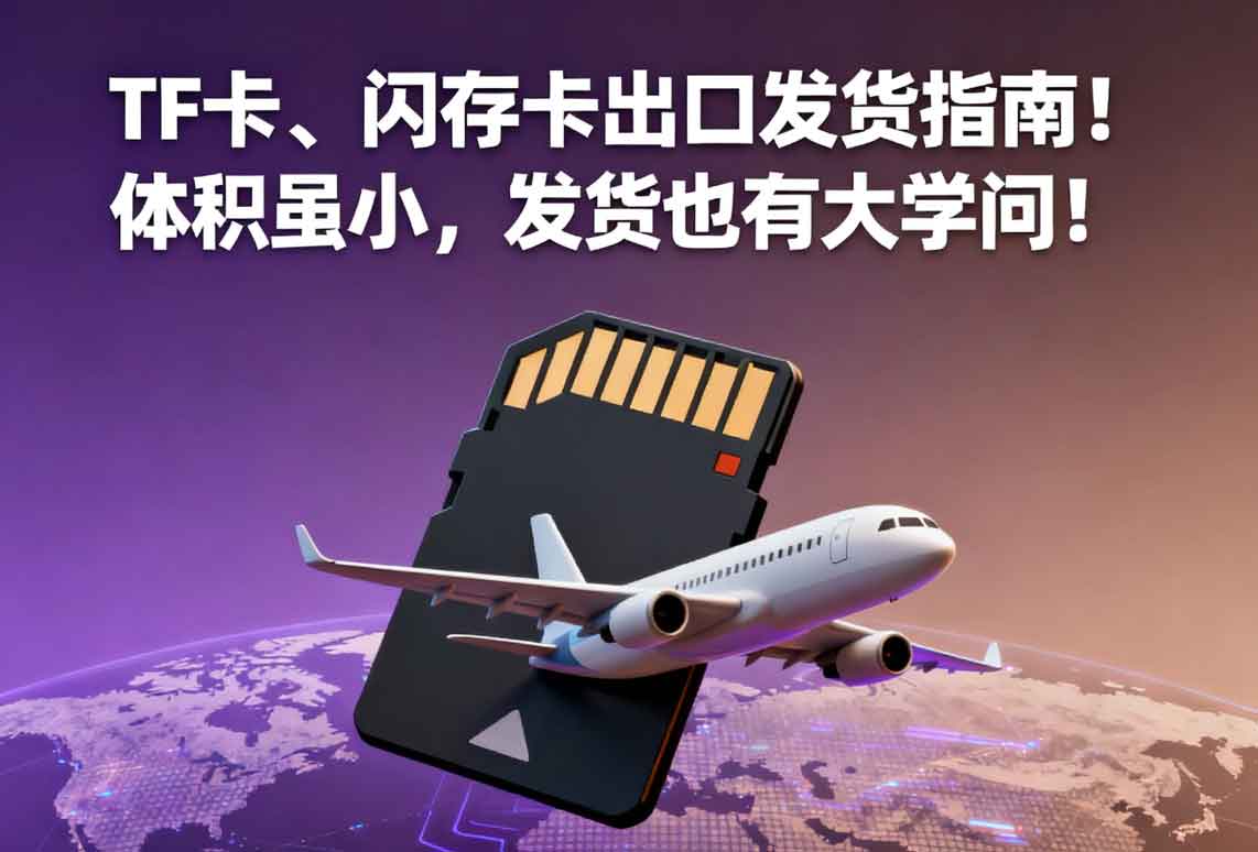 TF卡、閃存卡出口發(fā)貨指南！體積雖小，發(fā)貨也有大學問！