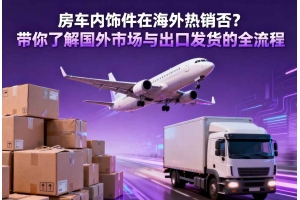 房車內飾件在海外熱銷否？帶你了解國外市場與出口發貨的全流程