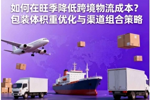 如何在旺季降低跨境物流成本？包裝體積重優化與渠道組合策略