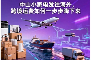 中山小家電發(fā)往海外，跨境運(yùn)費(fèi)如何一步步降下來(lái)