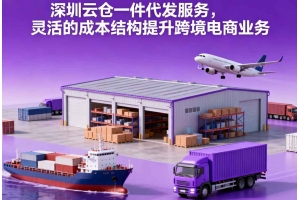 深圳云倉一件代發服務，靈活的成本結構提升跨境電商業務