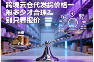 跨境云倉代發貨價格一般多少才合理？別只看報價