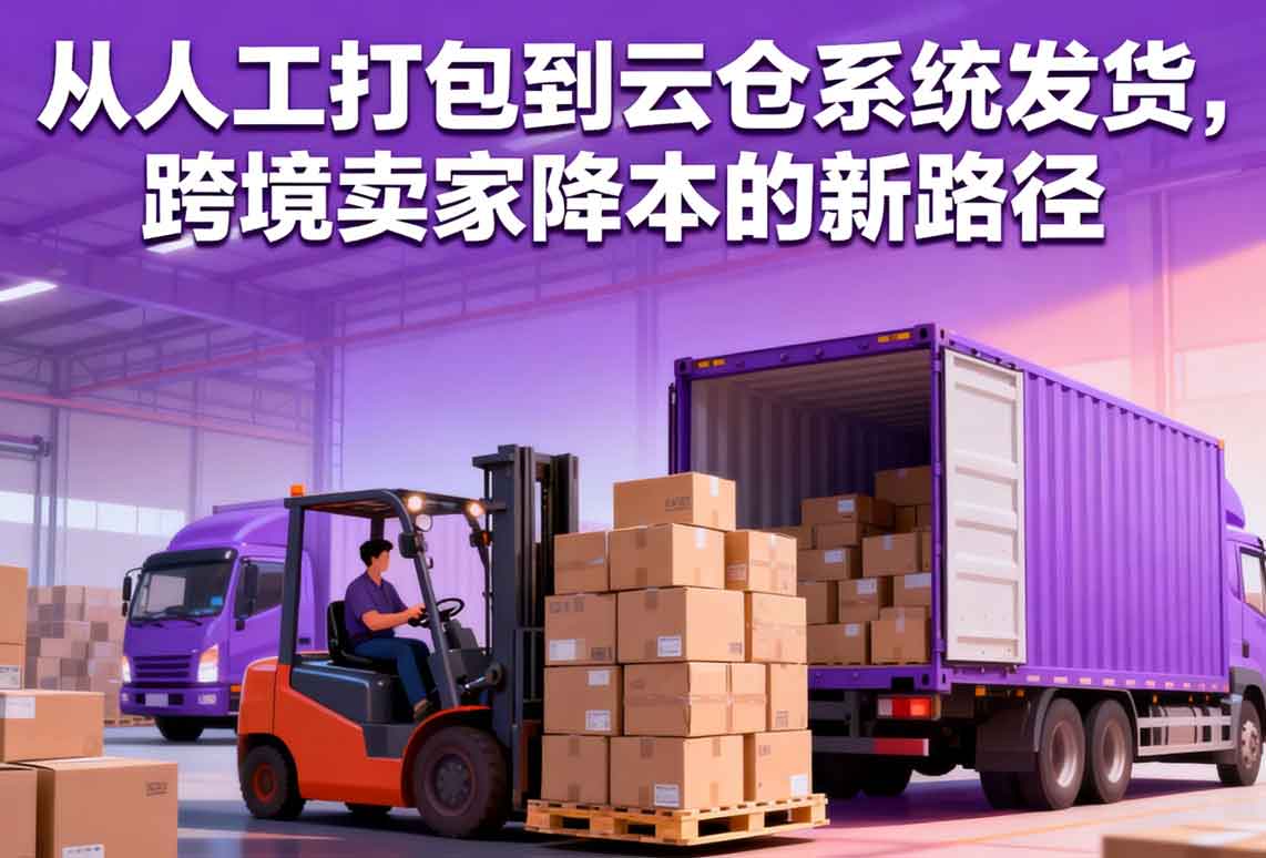從人工打包到云倉系統(tǒng)發(fā)貨，跨境賣家降本的新路徑
