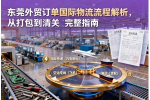 東莞外貿訂單國際物流流程解析，從打包到清關完整指南