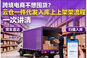 跨境電商不想囤貨？云倉一件代發入庫上架流程一次講清