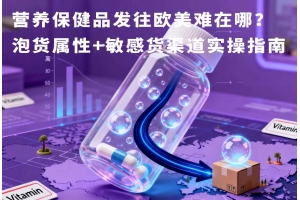 營養(yǎng)保健品發(fā)往歐美難在哪？泡貨屬性+敏感貨渠道實操指南