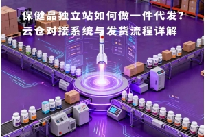 保健品獨立站如何做一件代發？云倉對接系統與發貨流程詳解