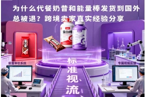 為什么代餐奶昔和能量棒發貨到國外總被退？跨境賣家真實經驗分享