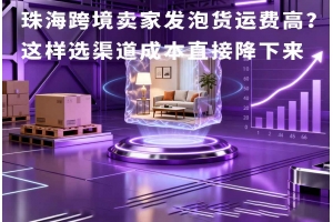 珠海跨境賣家發(fā)泡貨運費高？這樣選渠道成本直接降下來