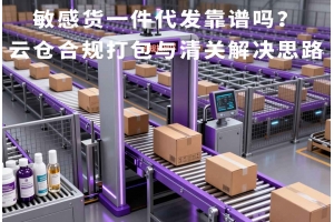 敏感貨一件代發靠譜嗎？云倉合規打包與清關解決思路