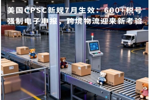 美國CPSC新規7月生效：600+稅號強制電子申報，跨境物流迎來新考驗