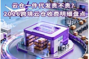 云倉一件代發貴不貴？2026跨境云倉收費明細盤點