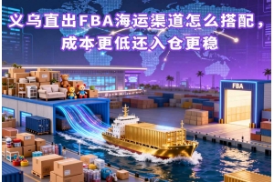 義烏直出FBA海運渠道怎么搭配，成本更低還入倉更穩