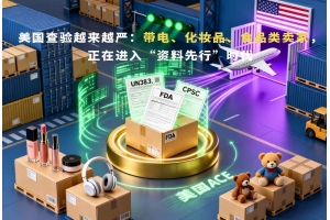 美國查驗越來越嚴：帶電、化妝品、食品類賣家，正在進入“資料先行”時代