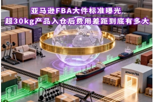 亞馬遜FBA大件標(biāo)準曝光 超30kg產(chǎn)品入倉后費用差距到底有多大