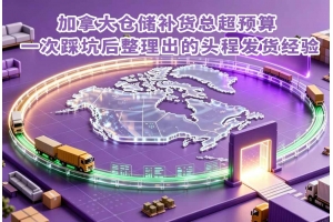 加拿大倉儲補貨總超預算 一次踩坑后整理出的頭程發(fā)貨經驗