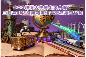 OOG超限大件貨出口方案：三超異形貨框架箱海運(yùn)與空派渠道詳解