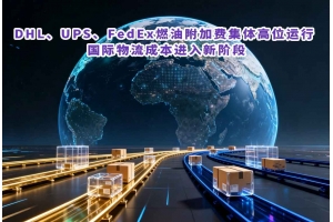 DHL、UPS、FedEx燃油附加費集體高位運行 國際物流成本進入新階段
