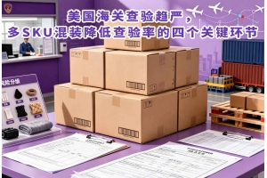 美國海關查驗趨嚴，多SKU混裝降低查驗率的四個關鍵環節