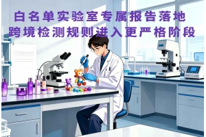 白名單實驗室專屬報告落地 跨境檢測規(guī)則進入更嚴格階段