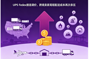 UPS、FedEx接連調(diào)價,跨境賣家尾程配送成本再次承壓