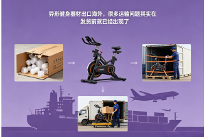 異形健身器材出口海外，很多運(yùn)輸問題其實(shí)在發(fā)貨前就已經(jīng)出現(xiàn)了