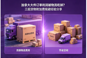 加拿大大件訂單利潤被物流吃掉？三超貨物附加費規避經驗分享