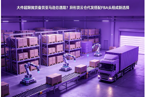 大件超限拋貨備貨亞馬遜總遇阻？異形貨云倉代發搭配FBA頭程成新選擇