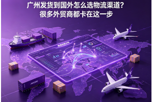 廣州發(fā)貨到國外怎么選物流渠道？很多外貿(mào)商都卡在這一步