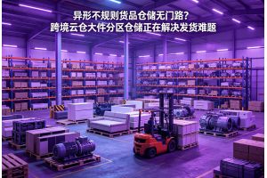 異形不規則貨品倉儲無門路？跨境云倉大件分區倉儲正在解決發貨難題