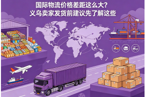國際物流價格差距這么大？義烏賣家發貨前建議先了解這些