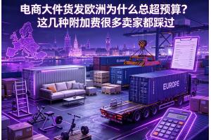 電商大件貨發歐洲為什么總超預算？這幾種附加費很多賣家都踩過
