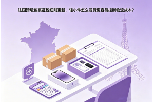 法國跨境包裹征稅細則更新，輕小件怎么發貨更容易控制物流成本？