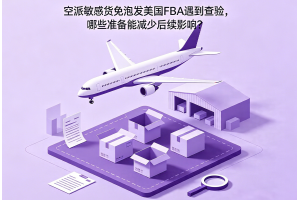 空派敏感貨免泡發(fā)美國(guó)FBA遇到查驗(yàn)，哪些準(zhǔn)備能減少后續(xù)影響？