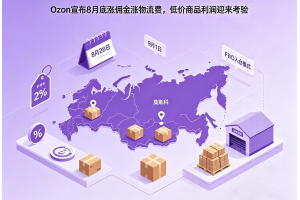 Ozon宣布8月底漲傭金漲物流費，低價商品利潤迎來考驗