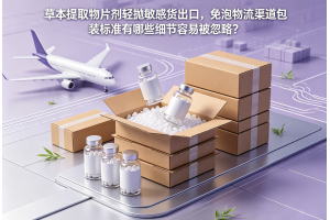 草本提取物片劑輕拋敏感貨出口，免泡物流渠道包裝標(biāo)準(zhǔn)有哪些細(xì)節(jié)容易被忽略