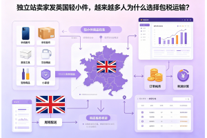 獨立站賣家發英國輕小件，越來越多人為什么選擇包稅運輸？