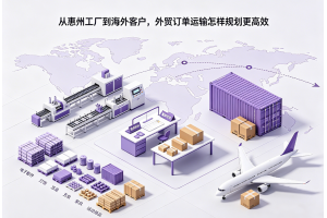從惠州工廠到海外客戶，外貿(mào)訂單運輸怎樣規(guī)劃更高效