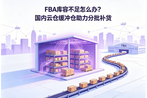 FBA庫容不足怎么辦？國內云倉緩沖倉助力分批補貨