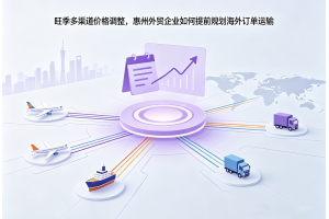 旺季多渠道價格調(diào)整，惠州外貿(mào)企業(yè)如何提前規(guī)劃海外訂單運輸