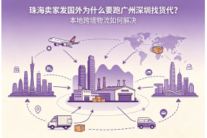 珠海賣家發(fā)國外為什么要跑廣州深圳找貨代？本地跨境物流如何解決