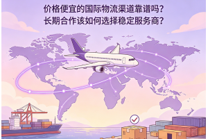 價格便宜的國際物流渠道靠譜嗎？長期合作該如何選擇穩定服務商？