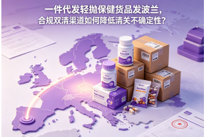 一件代發輕拋保健貨品發波蘭，合規雙清渠道如何降低清關不確定性？
