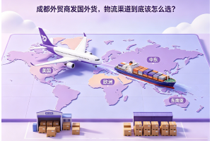 成都外貿商發國外貨，物流渠道到底該怎么選？