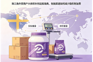 珠三角外貿商戶大體積補劑運抵瑞典，免拋渠道如何減少隱形附加費
