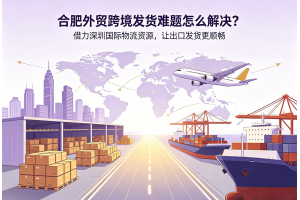合肥外貿跨境發貨難題怎么解決？借力深圳國際物流資源，讓出口發貨更順暢