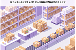 獨立站海外退貨怎么處理？云倉分揀換包裝換標簽收費怎么算